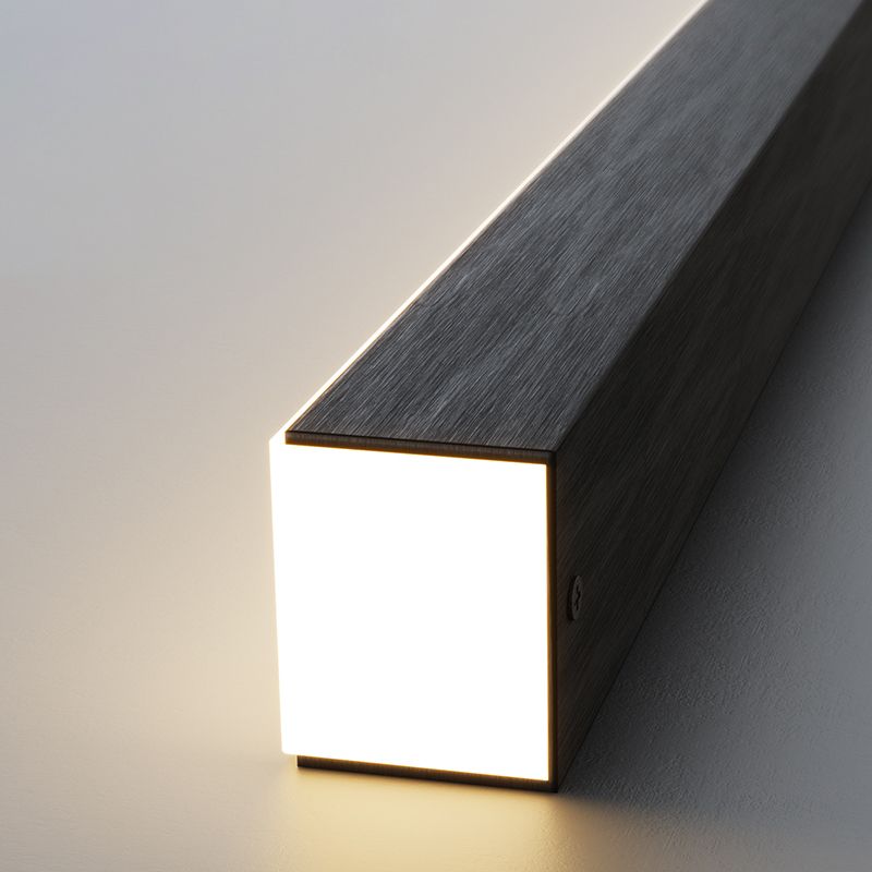 Nominex Suspension Linéaire Minimaliste Noir/Blanc. Chambre-Luire