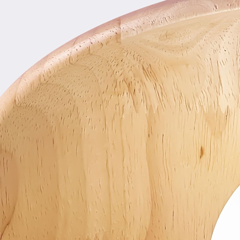 Estel Plafonnier Bol Moderne. Bois/Verre. Bois/Noyer. Salon-Luire