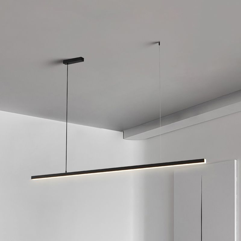 Nominex Suspension Linéaire Minimaliste Noir/Blanc. Chambre-Luire