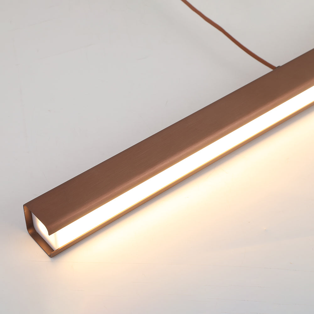 Xorin Suspension Linéaire Moderne Noir/Marron Salon-Luire