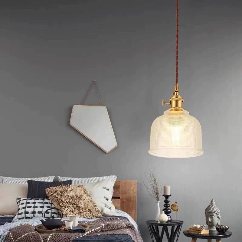 Sostel Vintage Luminaires Suspension. Bleu/Rouge/Transparent/Ambre-Luire