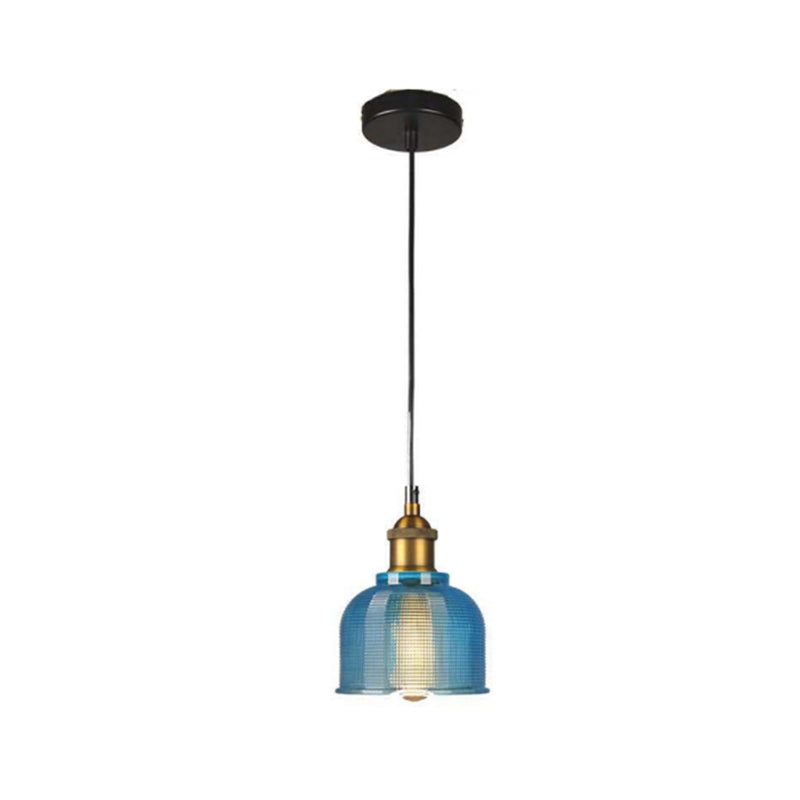 Sostel Vintage Luminaires Suspension. Bleu/Rouge/Transparent/Ambre-Luire