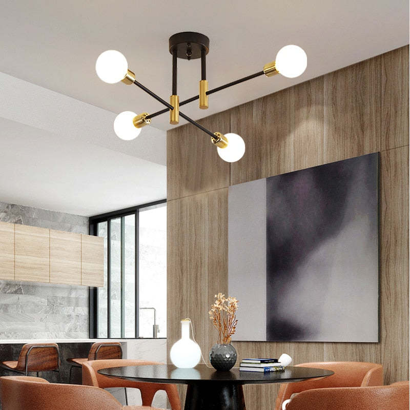 Neoxa Lustre Métal Design Moderne. Plusieurs Ampoules-Luire