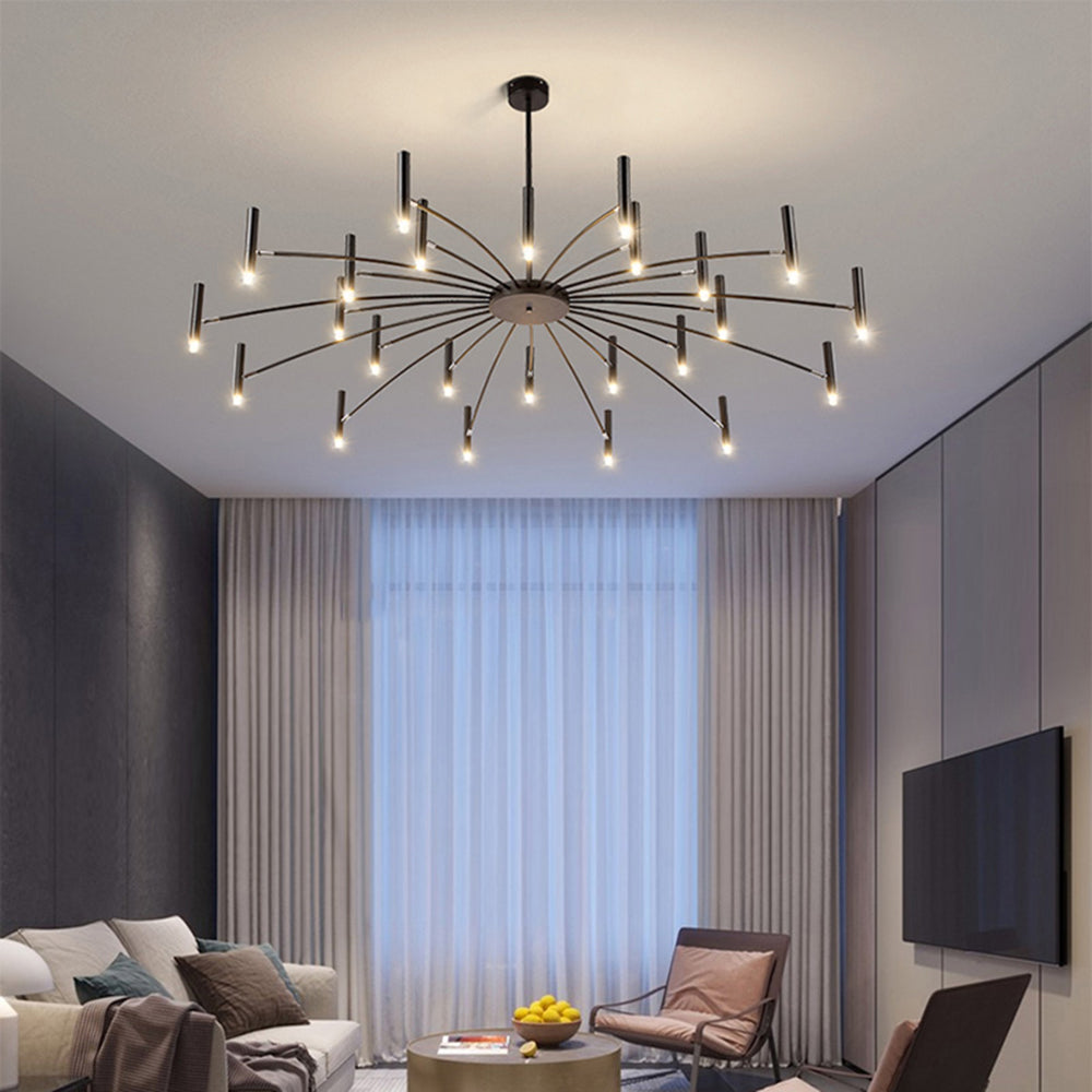 Lyren Lustre Simple Noir/Blanc Etude/Salon/Salle à Manger-Luire