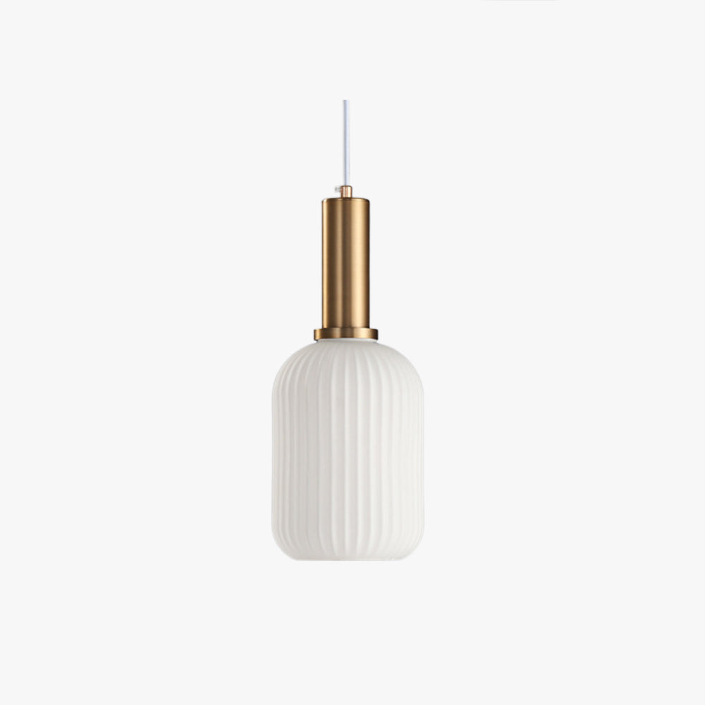 Orinor Luminaires Suspensions Cylindre Moderne Blanc-Luire
