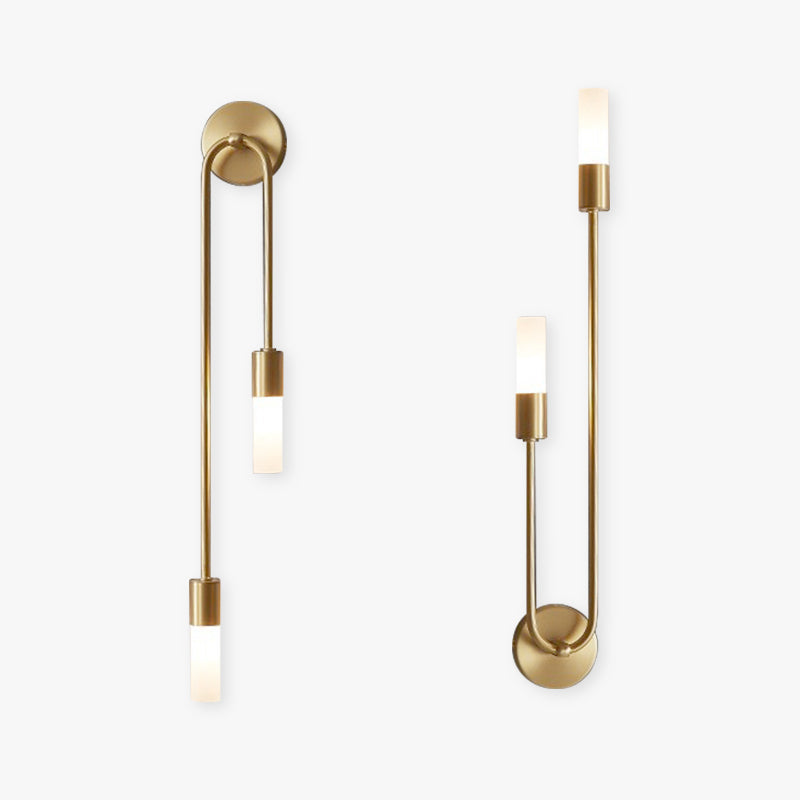 Revelor Applique Murale Moderne à 2 Lumières Pour Bedeside Or Chambre-Luire