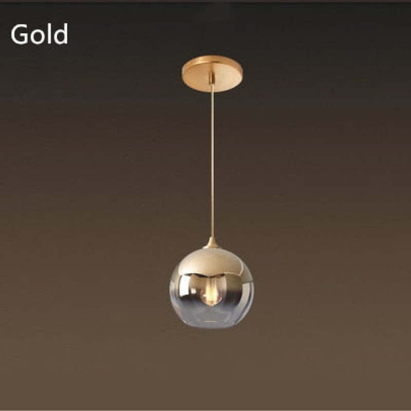 Liroven Lampe Suspendue à Boule de Verre Chambre à Coucher/Salle à Manger-Luire