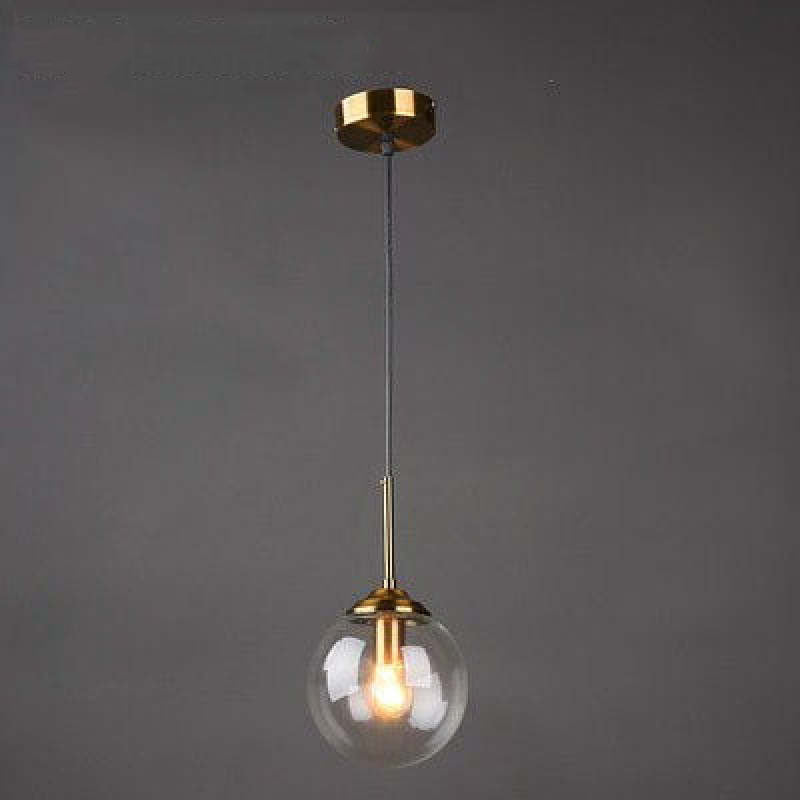 Mavar Luminaires Suspension Verre Transparent Ambre-Luire