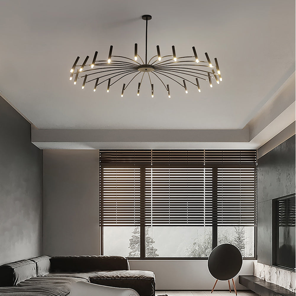 Lyren Lustre Simple Noir/Blanc Etude/Salon/Salle à Manger-Luire