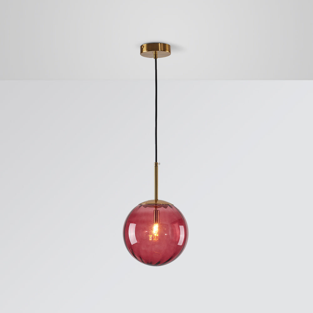 Sevenel Suspension Boule Moderne Métal/Verre-Luire
