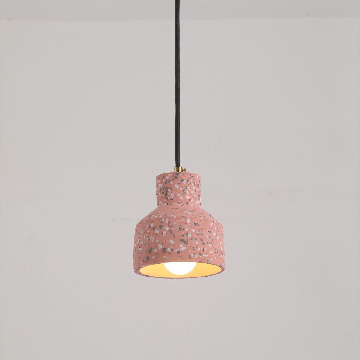 Lostel Suspension Rond Décor Nordique. Métal/Ciment. 4 Couleur. Salon-Luire
