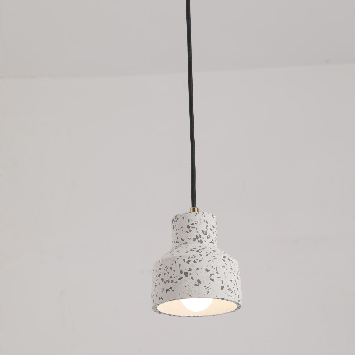 Lostel Suspension Rond Décor Nordique. Métal/Ciment. 4 Couleur. Salon-Luire