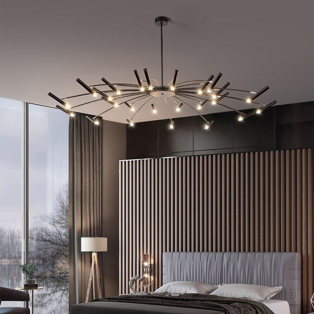 Lyren Lustre Simple Noir/Blanc Etude/Salon/Salle à Manger-Luire