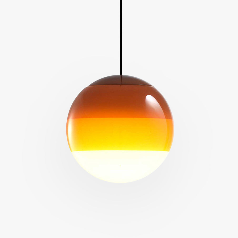 Vioxa Suspension Bulle Moderne Verre. Noir/Gris/Bleu/Rose. Salon-Luire