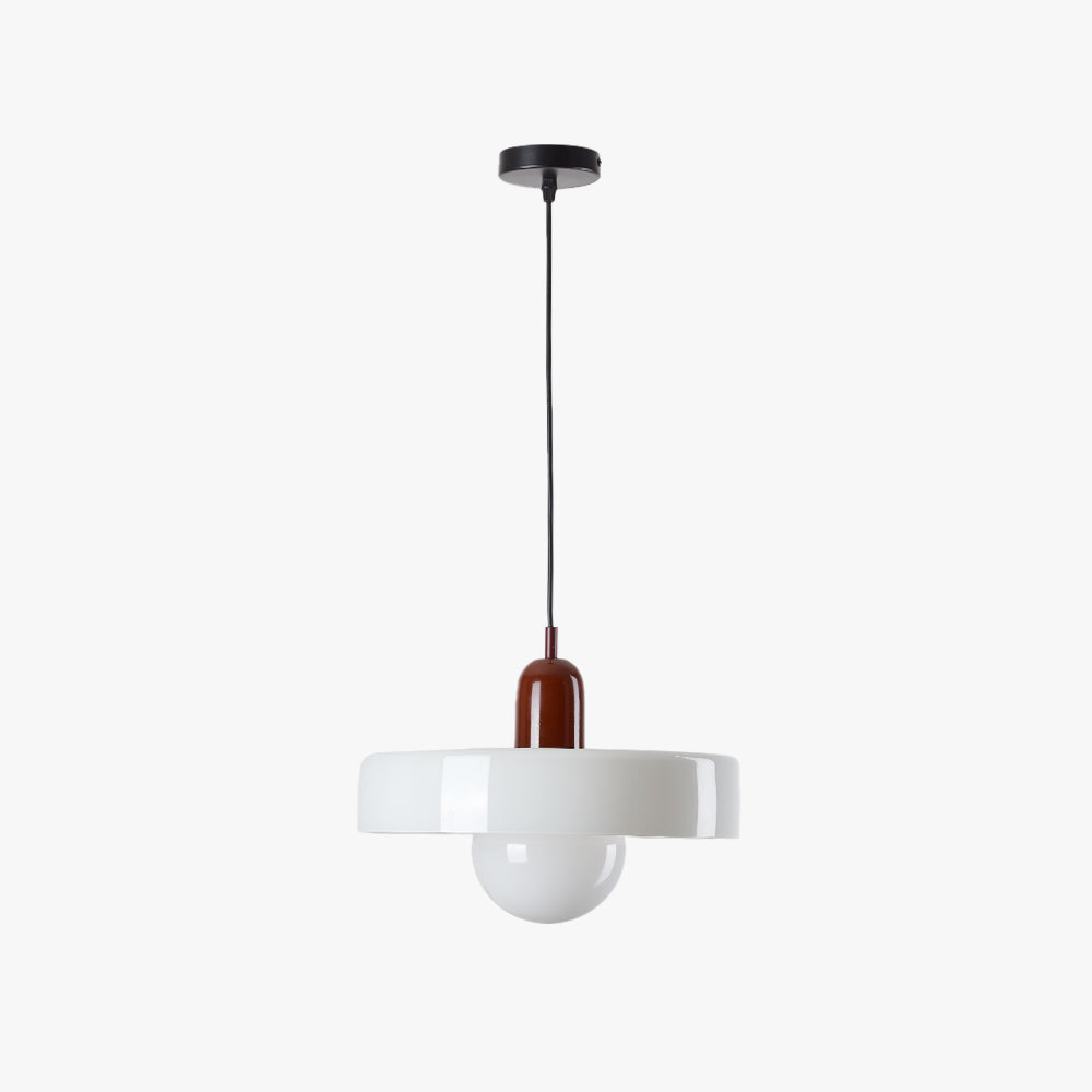 Ravelix Suspension Ronde Vintage Verre Salon-Luire