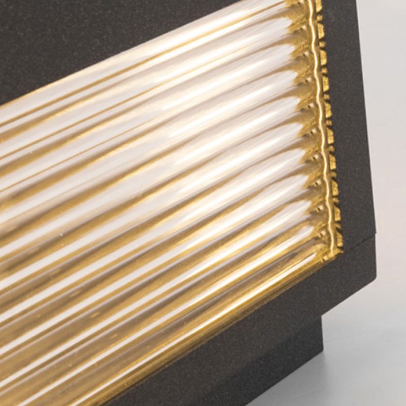 Eminex Lampe de Poteau avec Rayures Horizontales-Luire