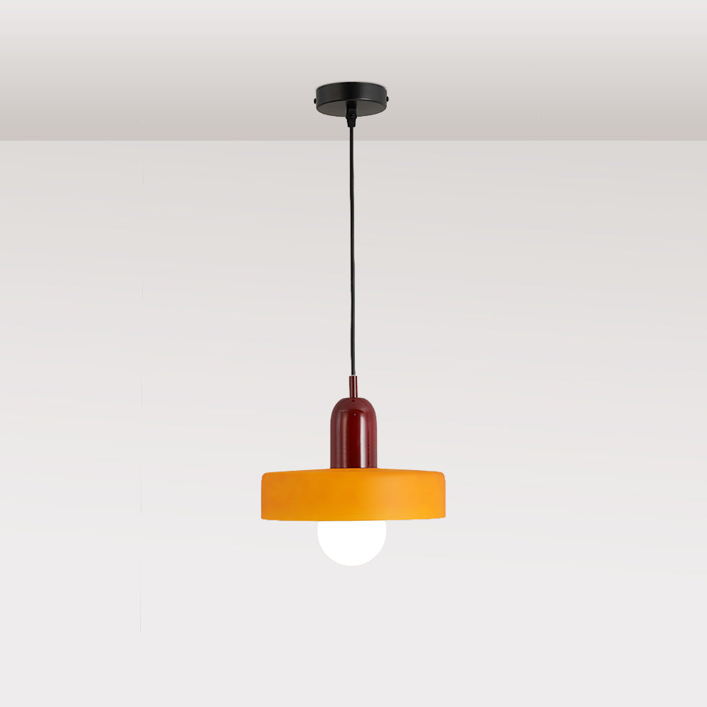 Ravelix Suspension Ronde Vintage Verre Salon-Luire