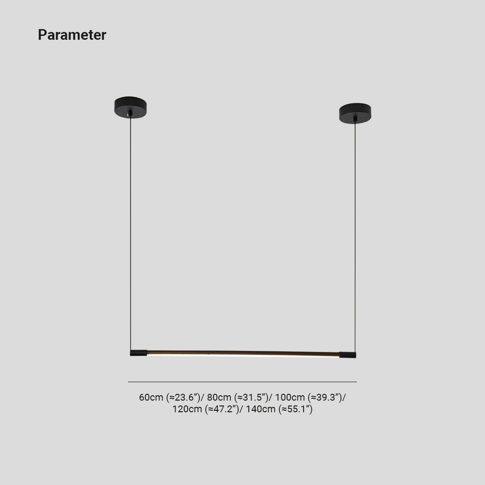 Tivin Suspension Linéaire Minimaliste Noir Chambre-Luire