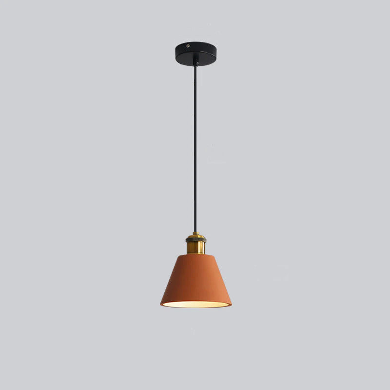 Astel Luminaires Suspension Nordique Blanc/Orange/Noir/Gris. Salon-Luire