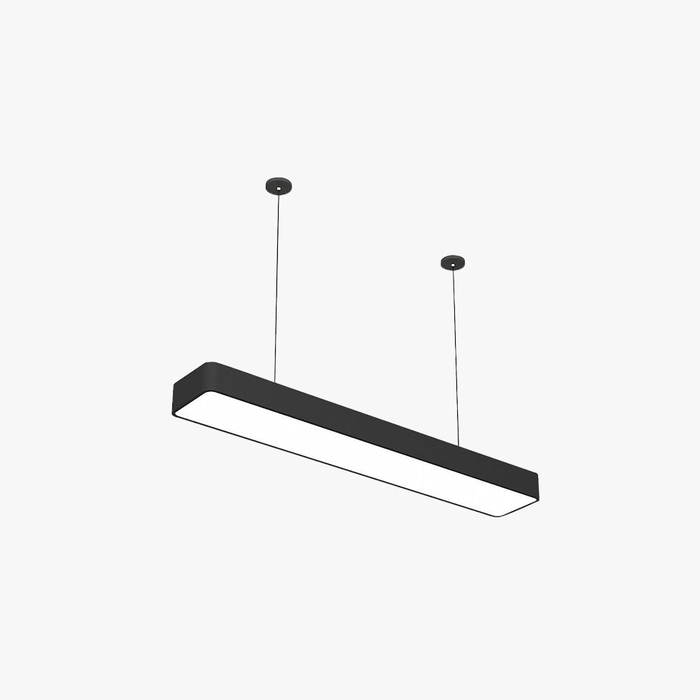 Vorel Moderne Suspension Rectangulaire Noire-Luire