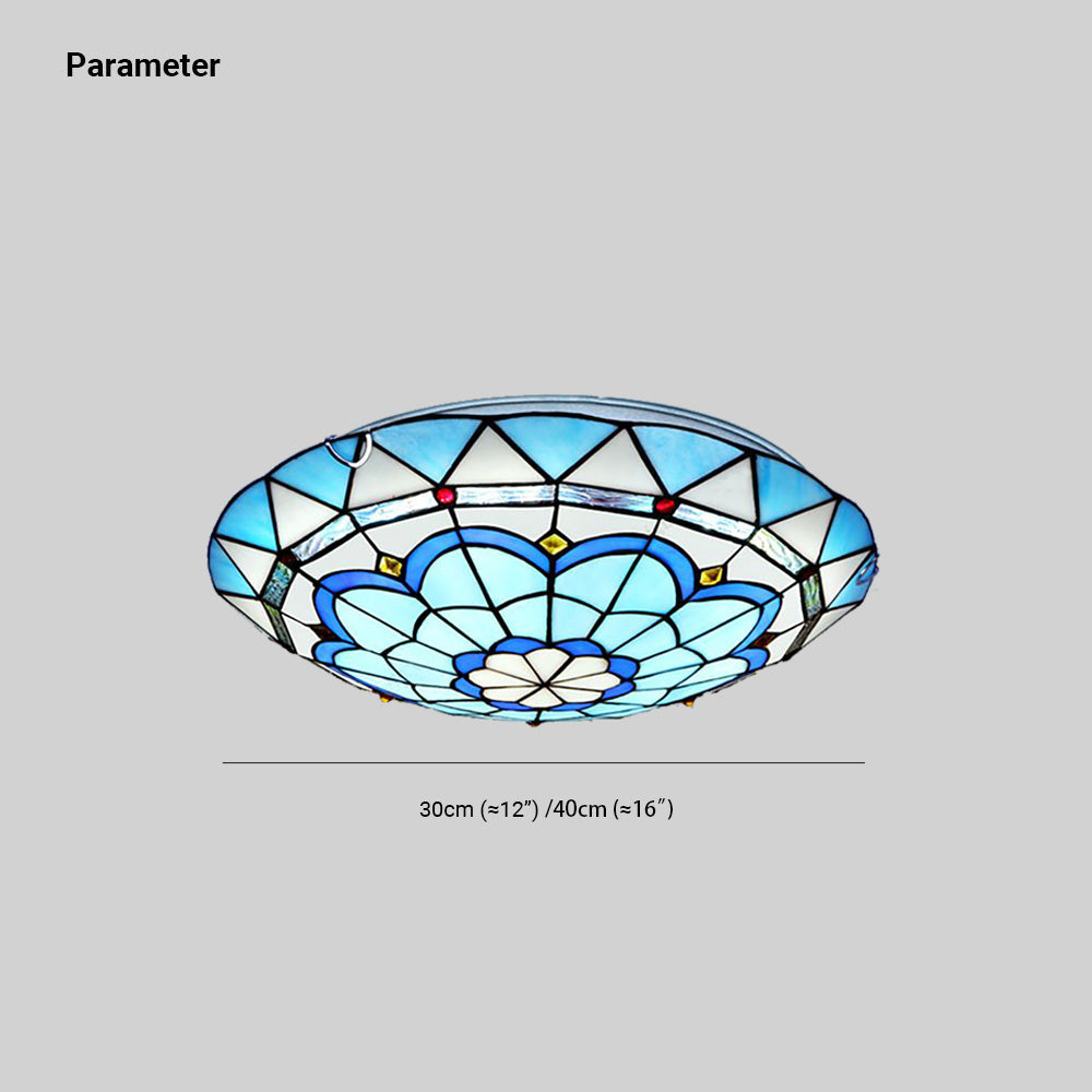 Sirel Plafonnier Hémicycle Moderne. Verre. Coloré. Salon-Luire
