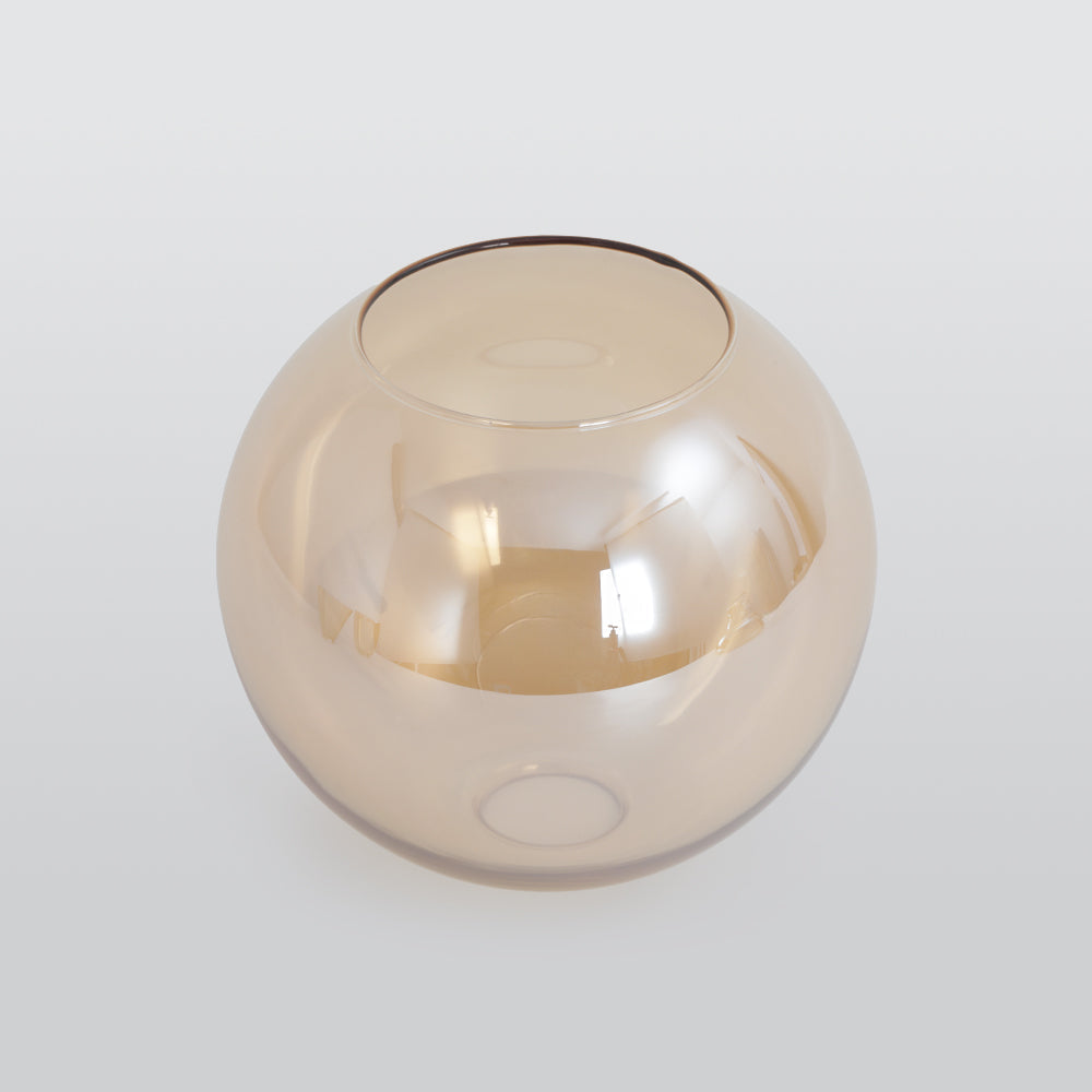 Siroven suspension Industriel en Verre. Clair/Ambre/Gris Fumé-Luire