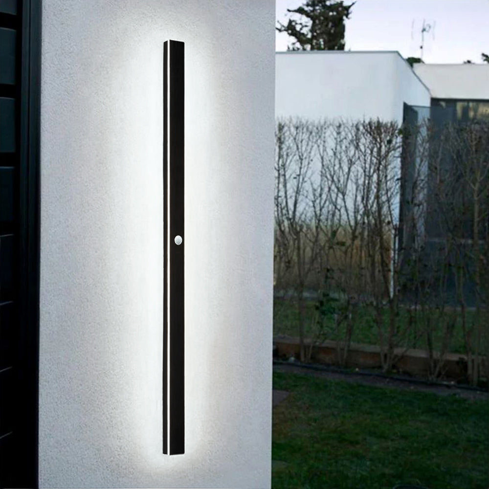 Nazen Applique Murale Extérieur LED Étanche Minimaliste Métal Cour-Luire