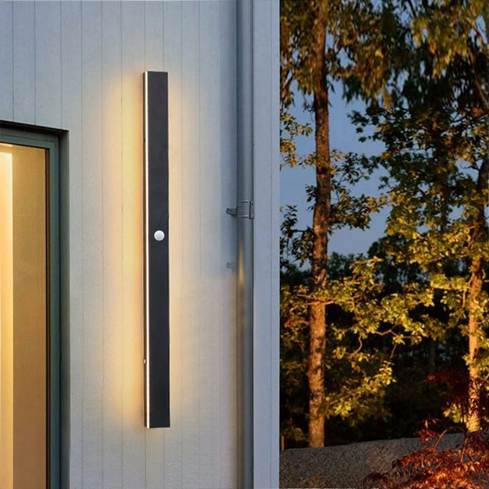 Nazen Applique Murale Extérieur LED Étanche Minimaliste Métal Cour-Luire