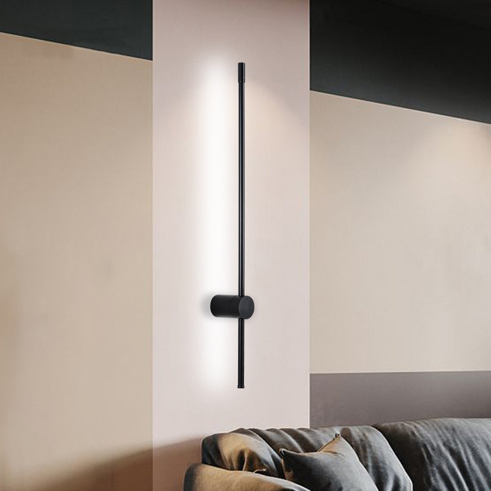 Sirixen Applique Murale Intérieure LED Moderne. Rotative. Métal. Noir. Salon-Luire
