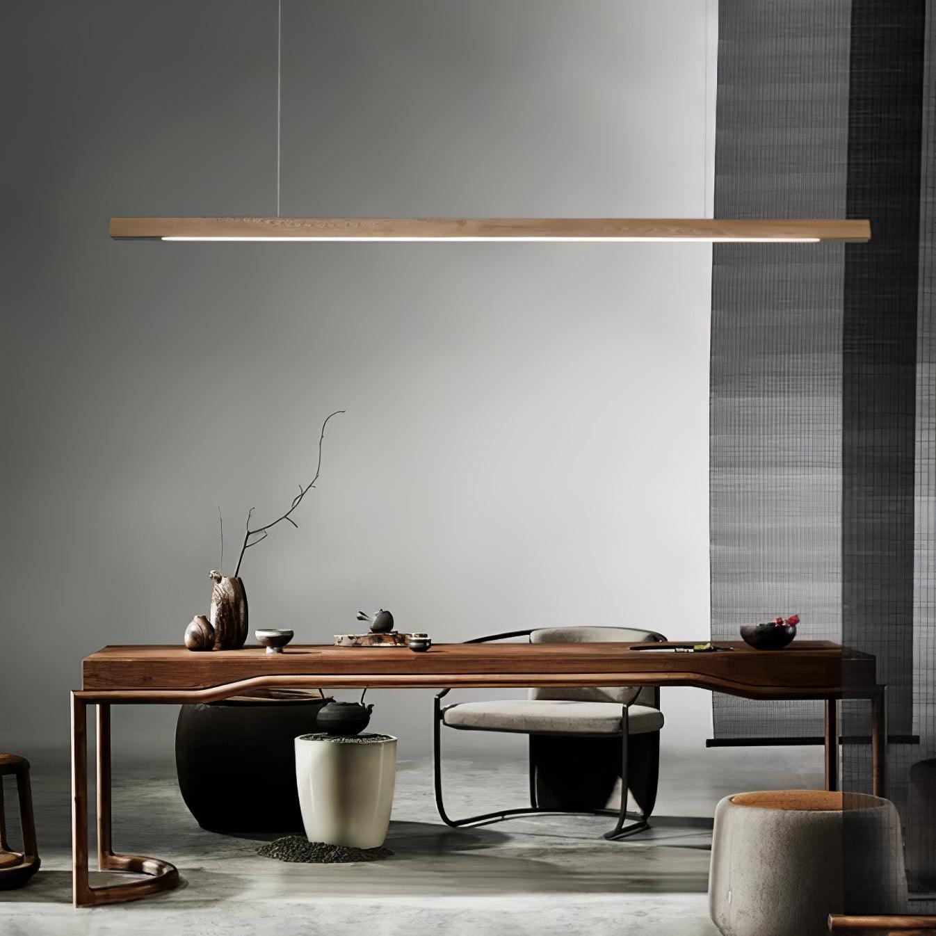 Xylo Suspension Linéaire Design en Bois-Luire