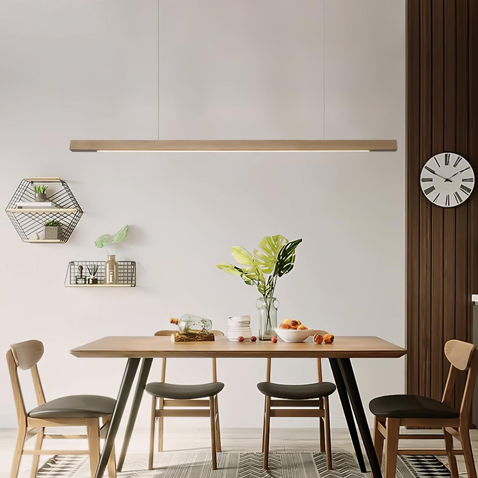 Xylo Suspension Linéaire Design en Bois-Luire