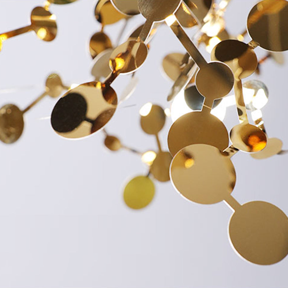 Orex Suspension Divergence Inhabituelle. Acier Inoxydable. Or/Argent. Salle à Manger/Salon-Luire