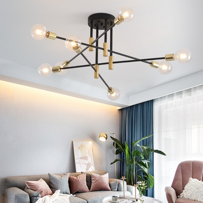 Neoxa Lustre Métal Design Moderne. Plusieurs Ampoules-Luire