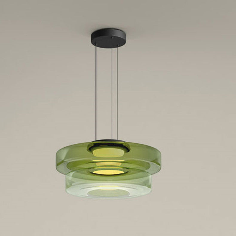 Virixor Suspension Moderne Verre Métal Cuisine Salon-Luire