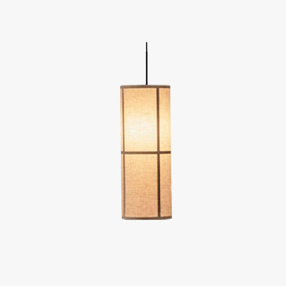 Kovar Suspension Cylindre Vintage. Métal/Soie. Blanc/Beige/Noir. Chambre à Coucher/Salon-Luire