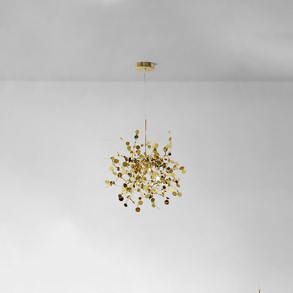 Orex Suspension Divergence Inhabituelle. Acier Inoxydable. Or/Argent. Salle à Manger/Salon-Luire