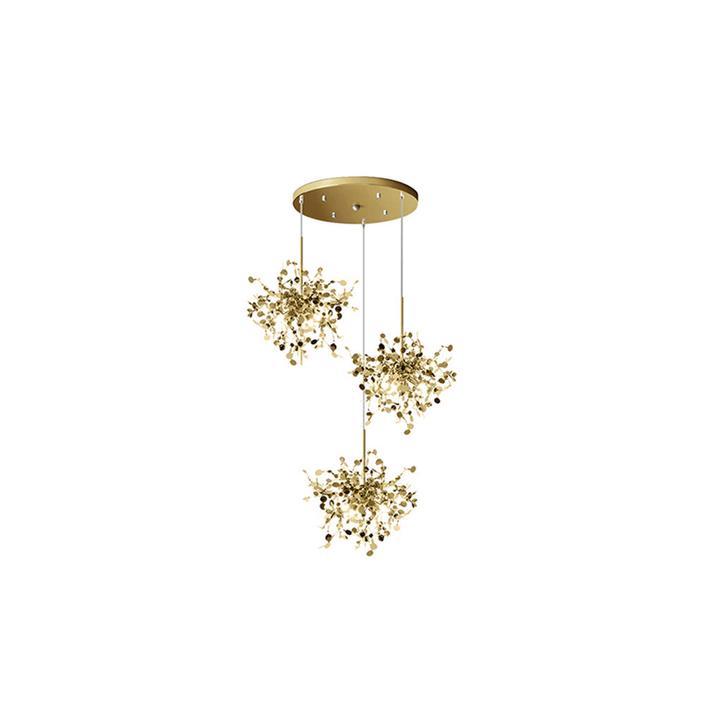 Orex Suspension Divergence Inhabituelle. Acier Inoxydable. Or/Argent. Salle à Manger/Salon-Luire