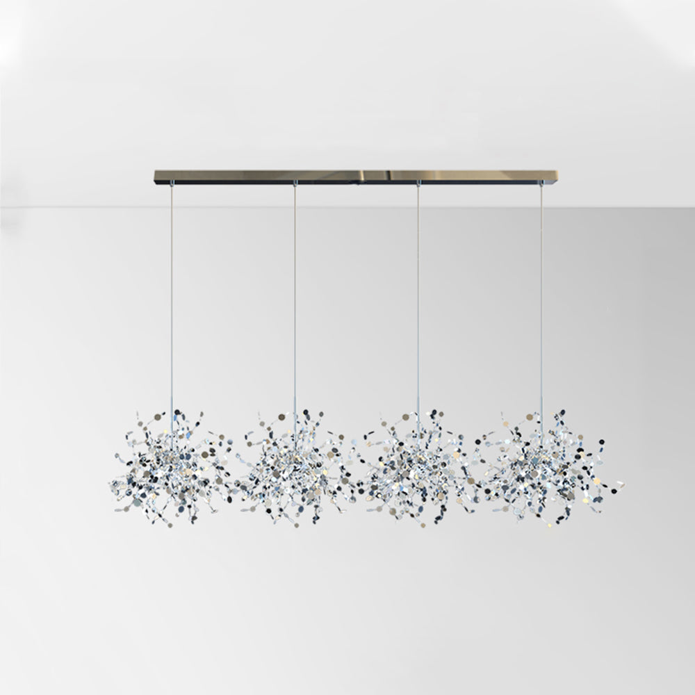 Orex Suspension Divergence Inhabituelle. Acier Inoxydable. Or/Argent. Salle à Manger/Salon-Luire
