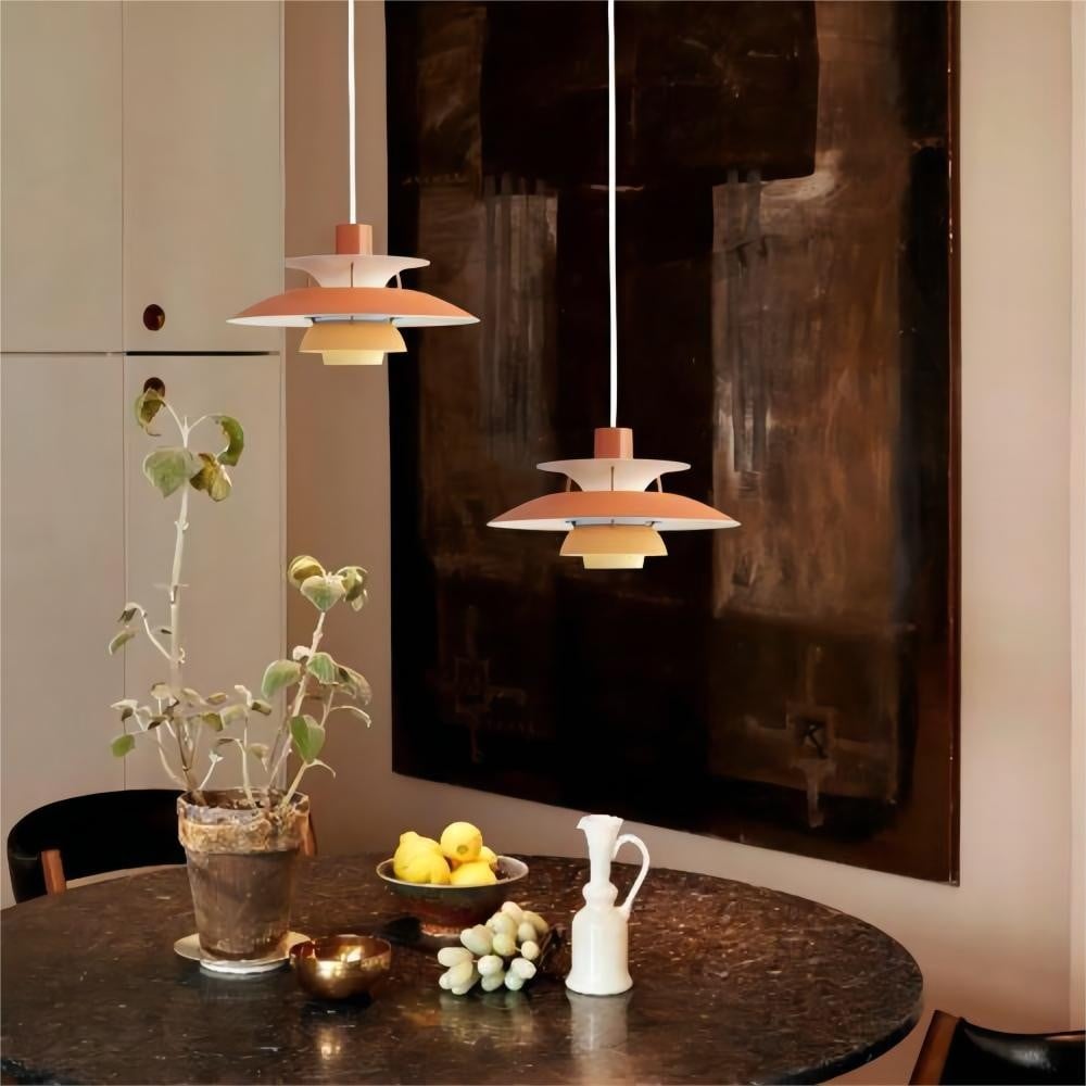 Sorel Suspension Macaron avec Abat-Jour. 15 Coloris-Luire