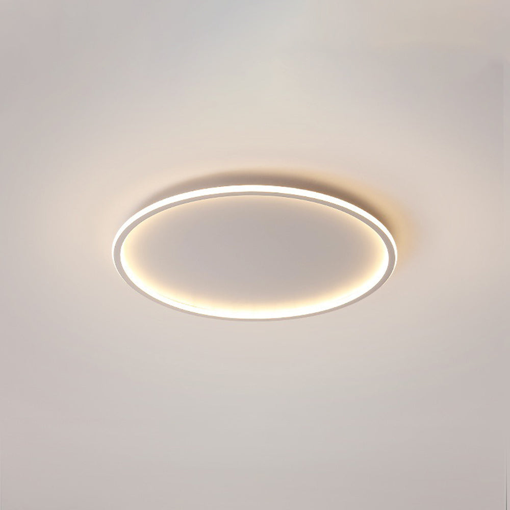 Eluxor Plafonnier Rond ModerneBlanc/Noir. Salon-Luire