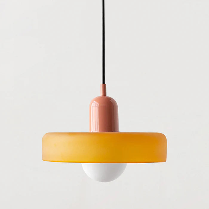 Ravelix Suspension Ronde Vintage Verre Salon-Luire