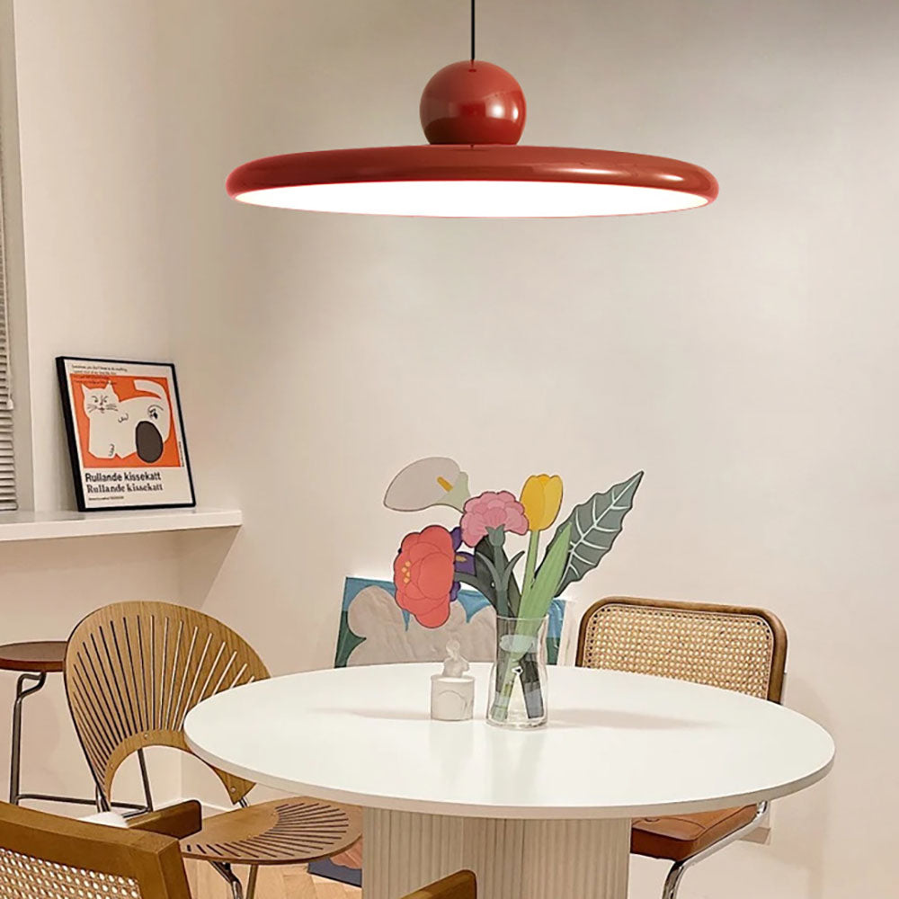 Divin Suspension Nordique Soucoupe Volante Rouge/Crème/Vert-Luire