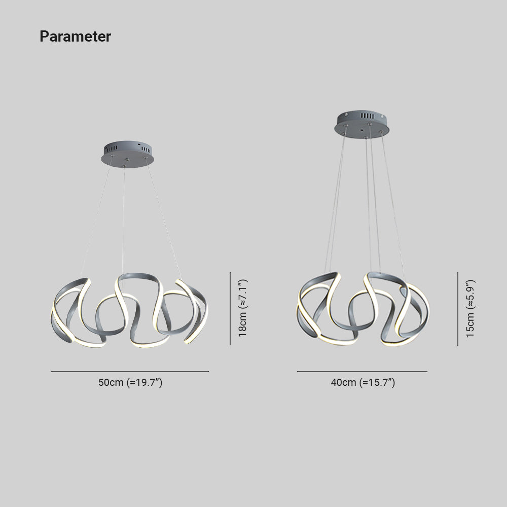 Eldorix Suspension Linéaire Moderne Doré/Café/Gris. Salon-Luire
